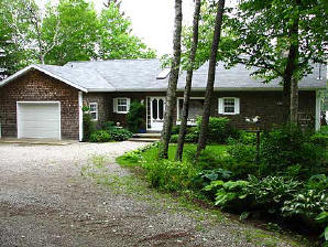 Front view of the house