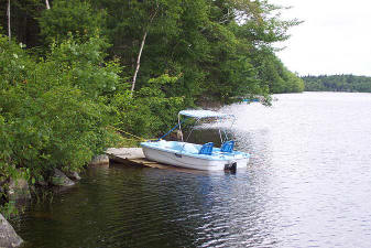 Boating on Mink Lake